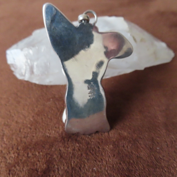 rare Jacqueline Smiley Vintage Revival Signed 950 Pepper Shaker Pendant 35.3g - Picture 4 of 6